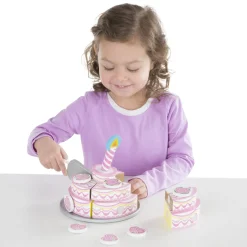 Triple-Layer Party Cake - Wooden Play Food><noscript><img width=
