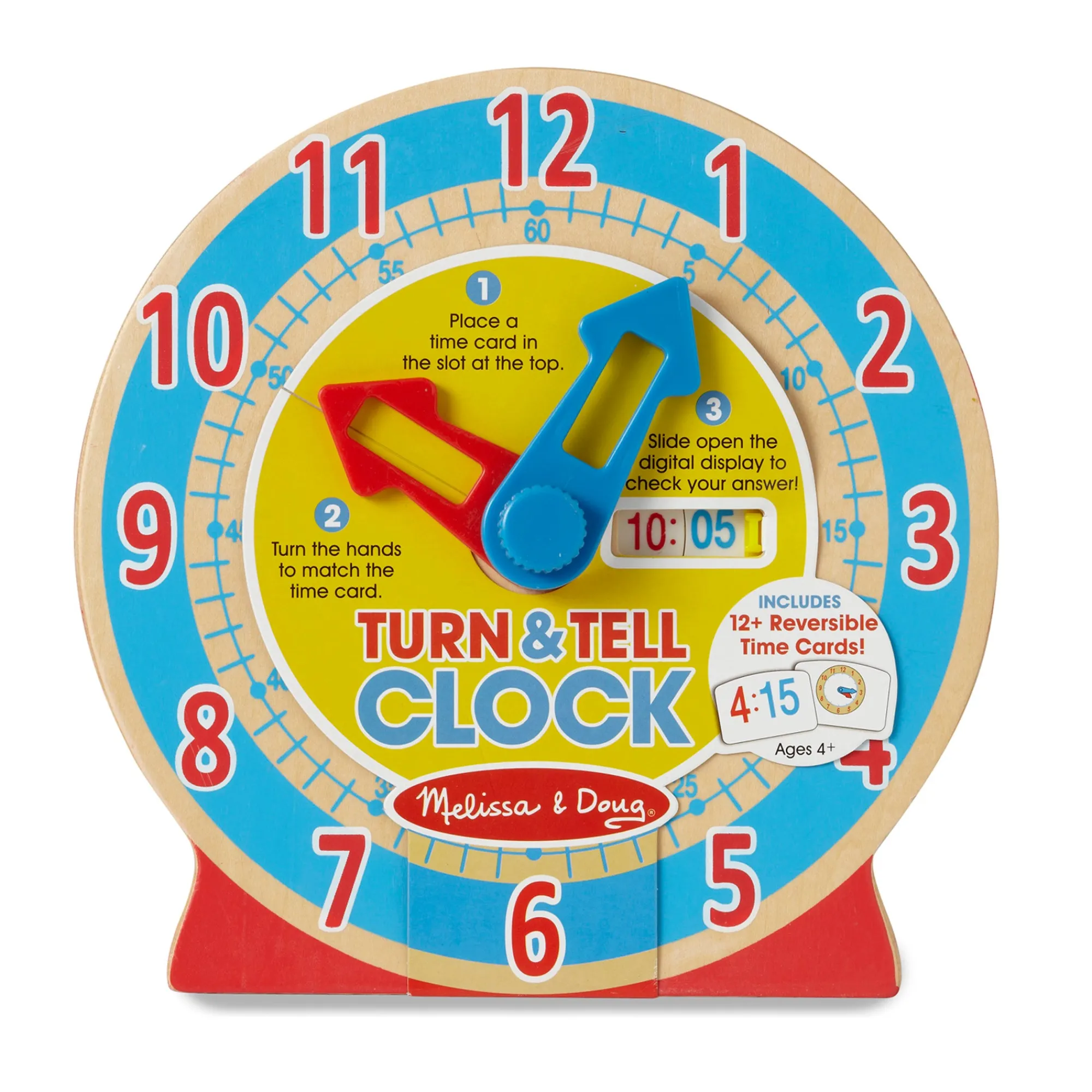 Turn & Tell Wooden Clock>Melissa & Doug Discount