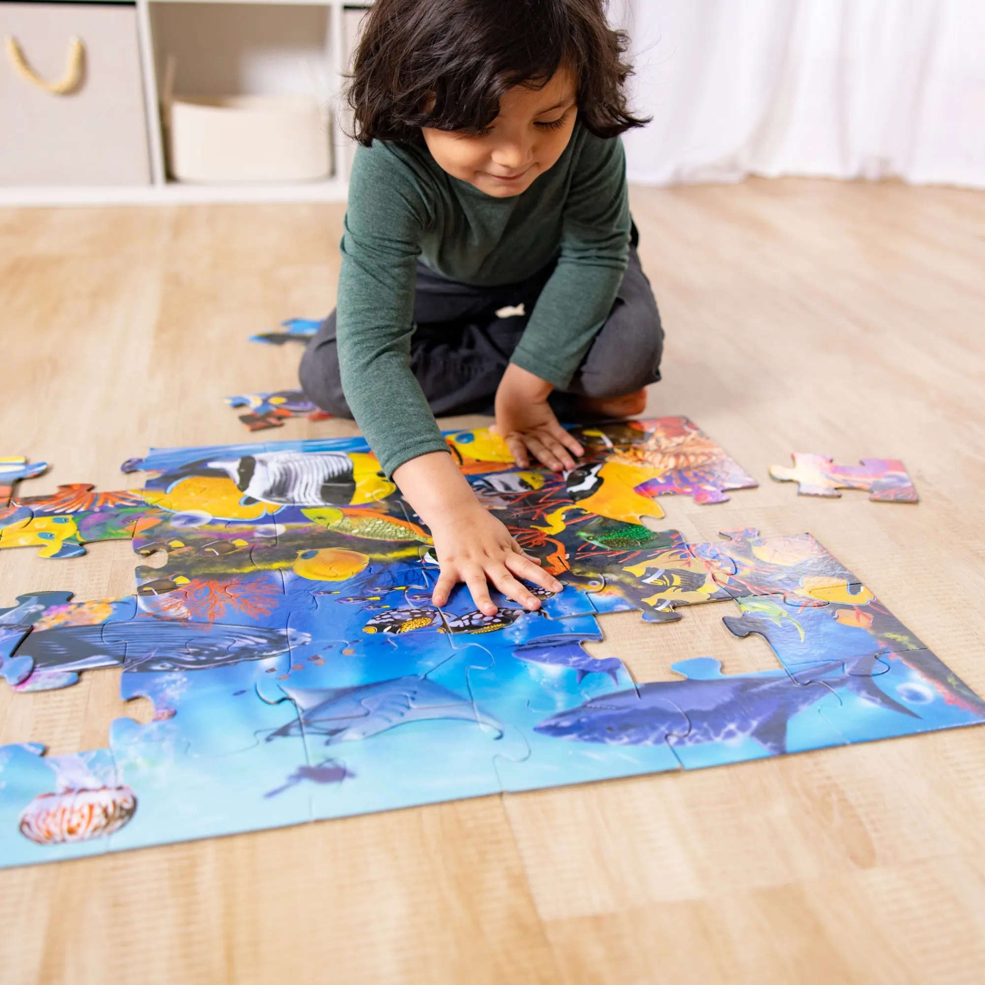 Underwater Floor Puzzle - 48 Pieces>Melissa & Doug Hot