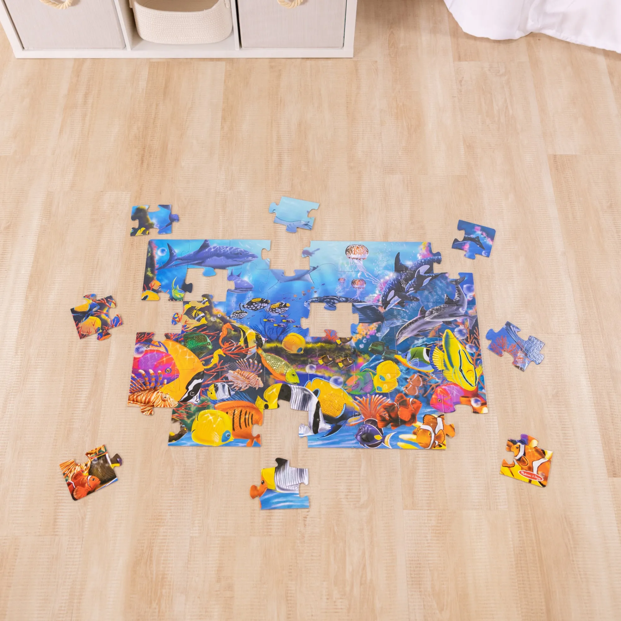 Underwater Floor Puzzle - 48 Pieces>Melissa & Doug Hot