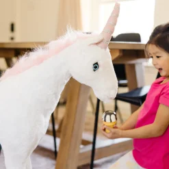 Unicorn Lifelike Plush Stuffed Animal><noscript><img width=