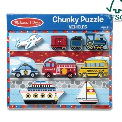 Vehicles Chunky Puzzle - 9 Pieces><noscript><img width=