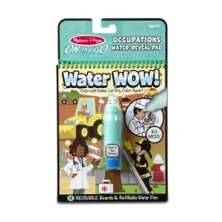 Water Wow! Occupations - Water Reveal Pad On the Go Travel Activity>Melissa & Doug Outlet
