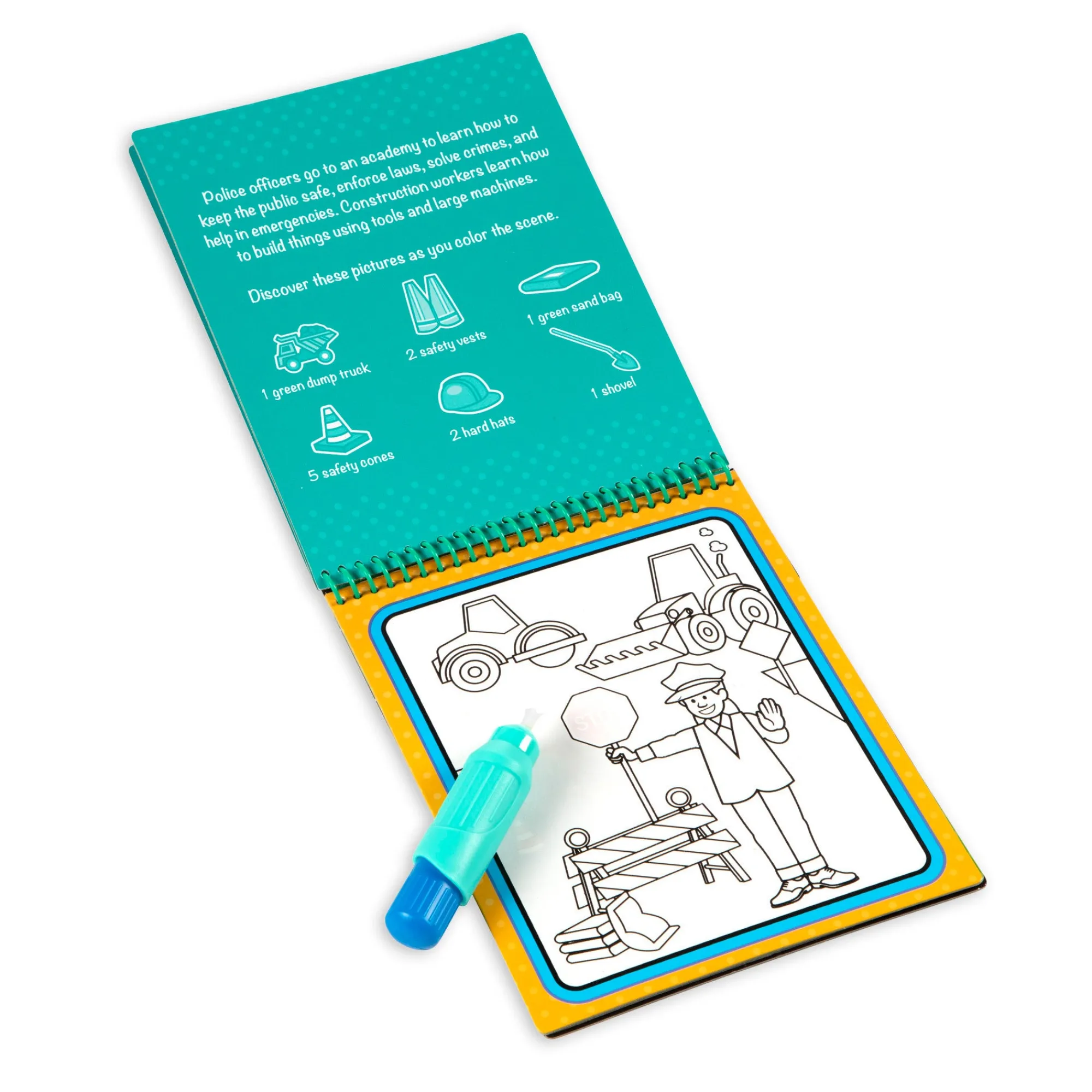 Water Wow! Occupations - Water Reveal Pad On the Go Travel Activity>Melissa & Doug Outlet