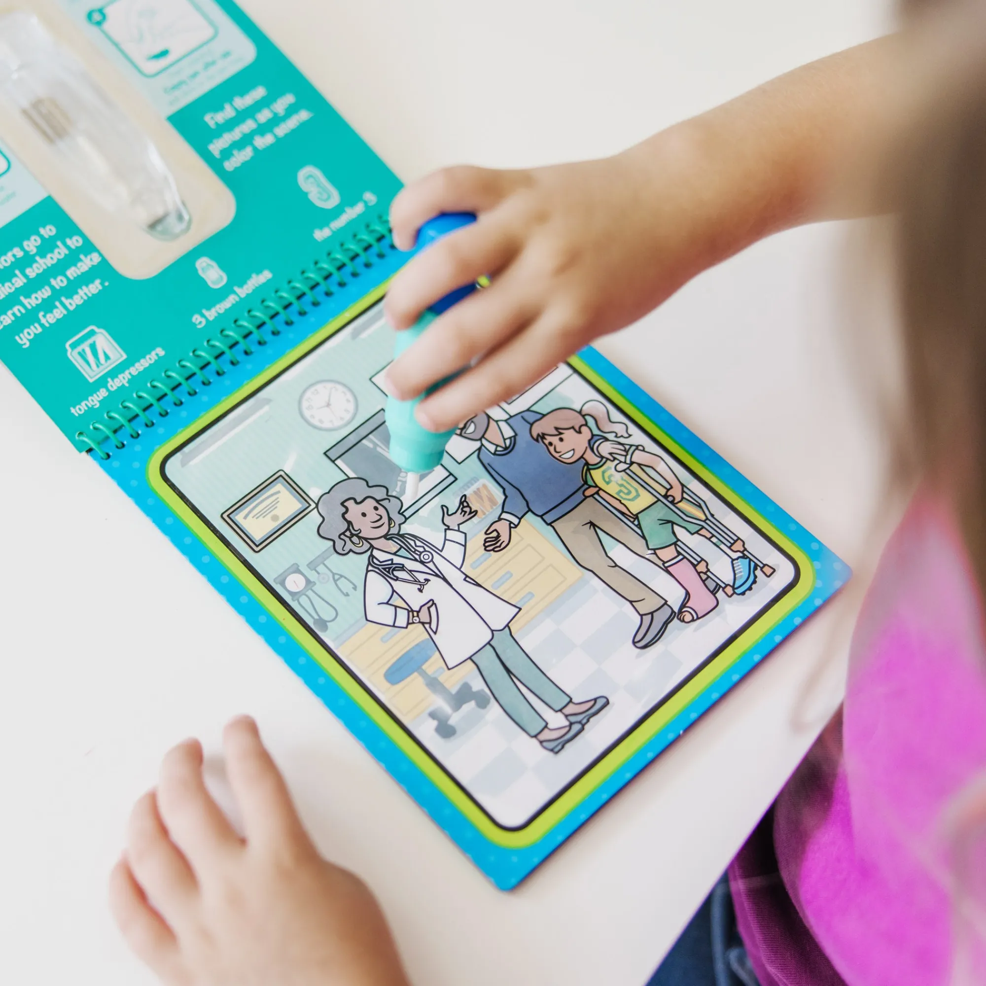 Water Wow! Occupations - Water Reveal Pad On the Go Travel Activity>Melissa & Doug Outlet