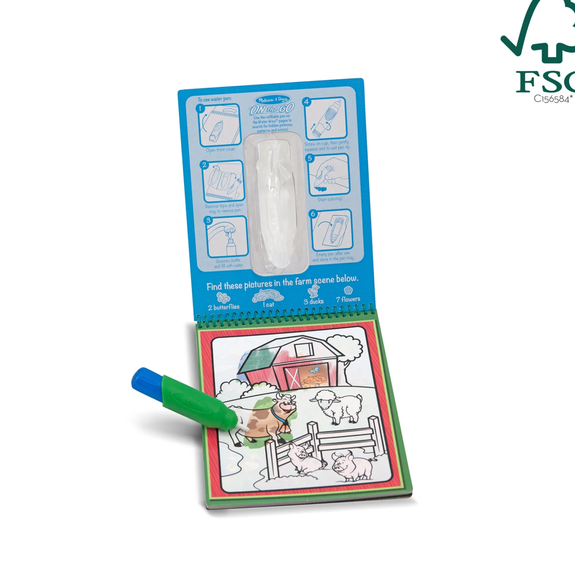 Water WOW!® Water Reveal Pad – Animals>Melissa & Doug Discount