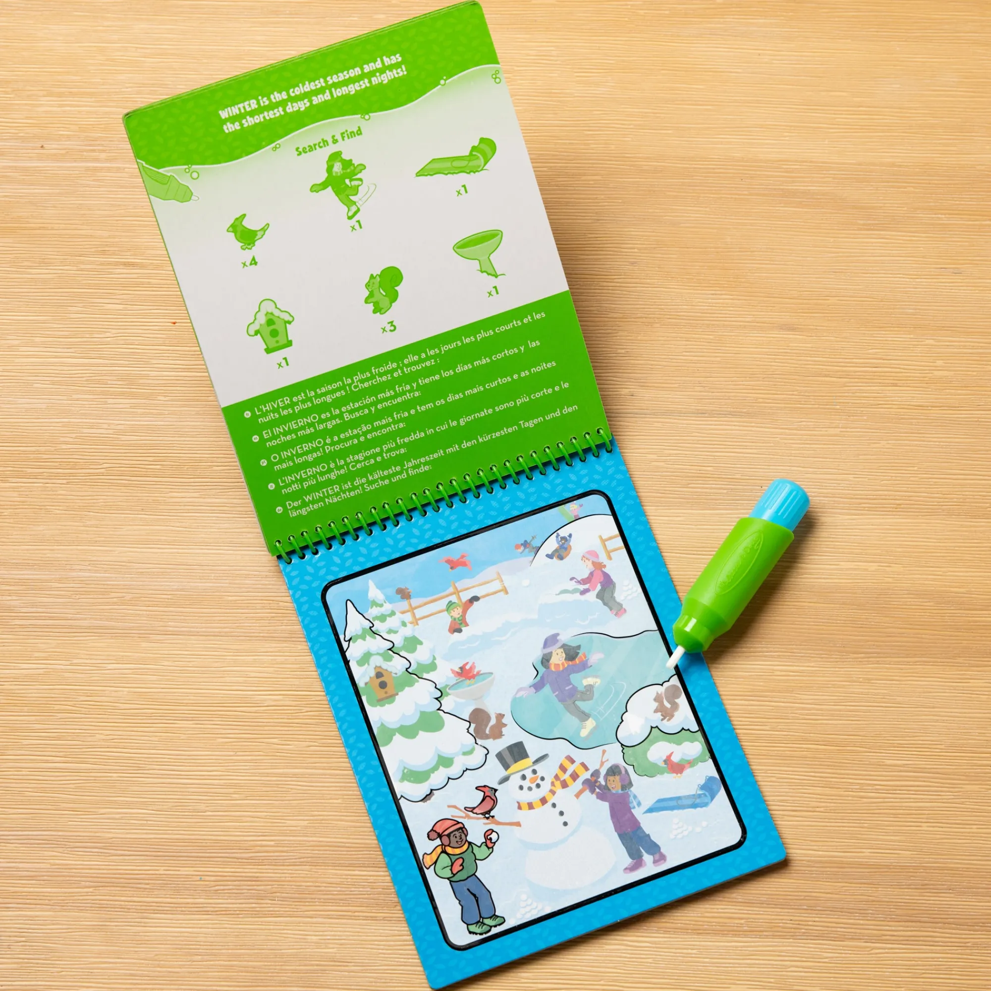 Water WOW! Water-Reveal Pad - Seasons>Melissa & Doug Sale