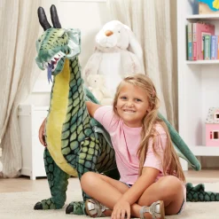Winged Dragon Lifelike Plush Stuffed Animal>Melissa & Doug New