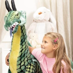 Winged Dragon Lifelike Plush Stuffed Animal><noscript><img width=