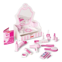 Wooden Beauty Salon Play Set><noscript><img width=