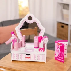 Wooden Beauty Salon Play Set><noscript><img width=