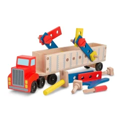 Wooden Big Rig Building Set>Melissa & Doug Best