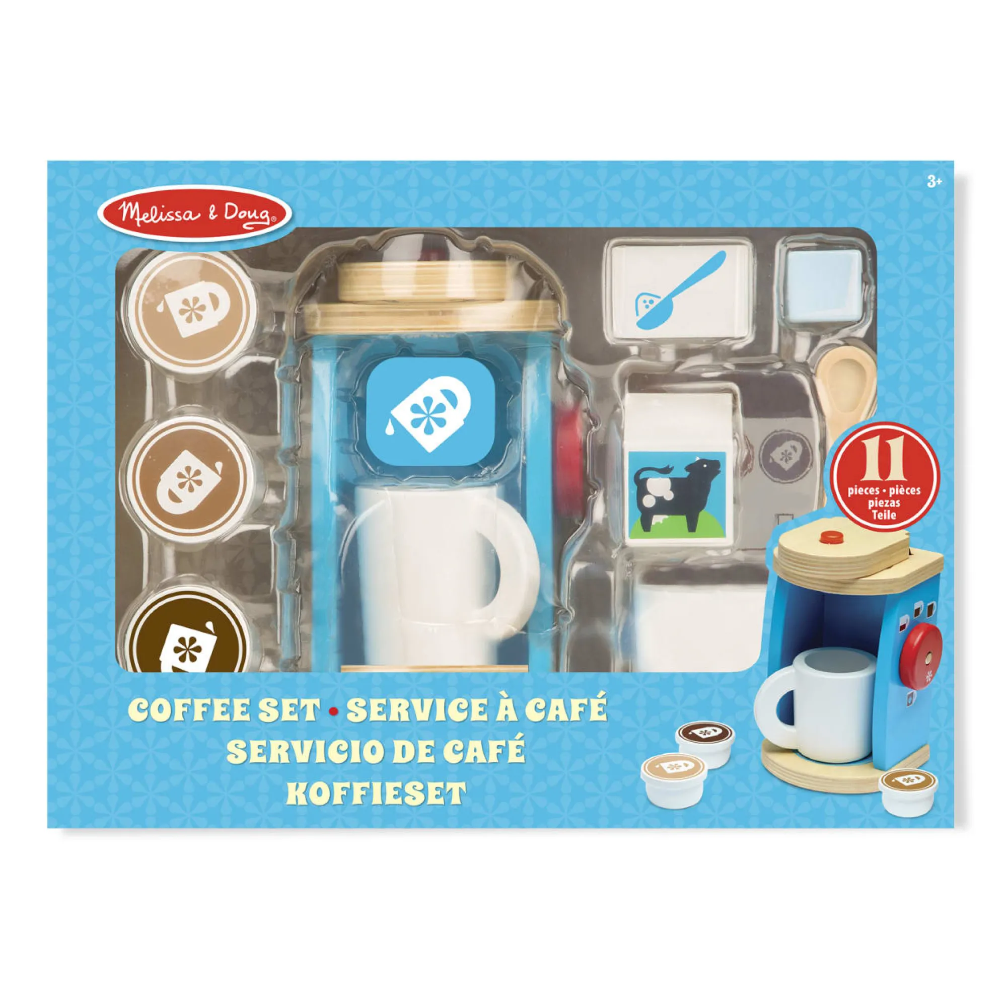 Wooden Brew & Serve Coffee Set>Melissa & Doug