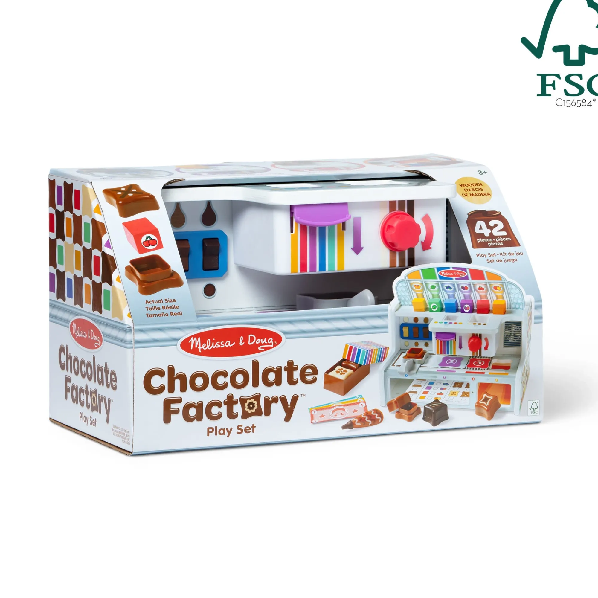 Wooden Chocolate Factory Play Set>Melissa & Doug