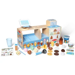 Wooden Cool Scoops Ice Creamery><noscript><img width=