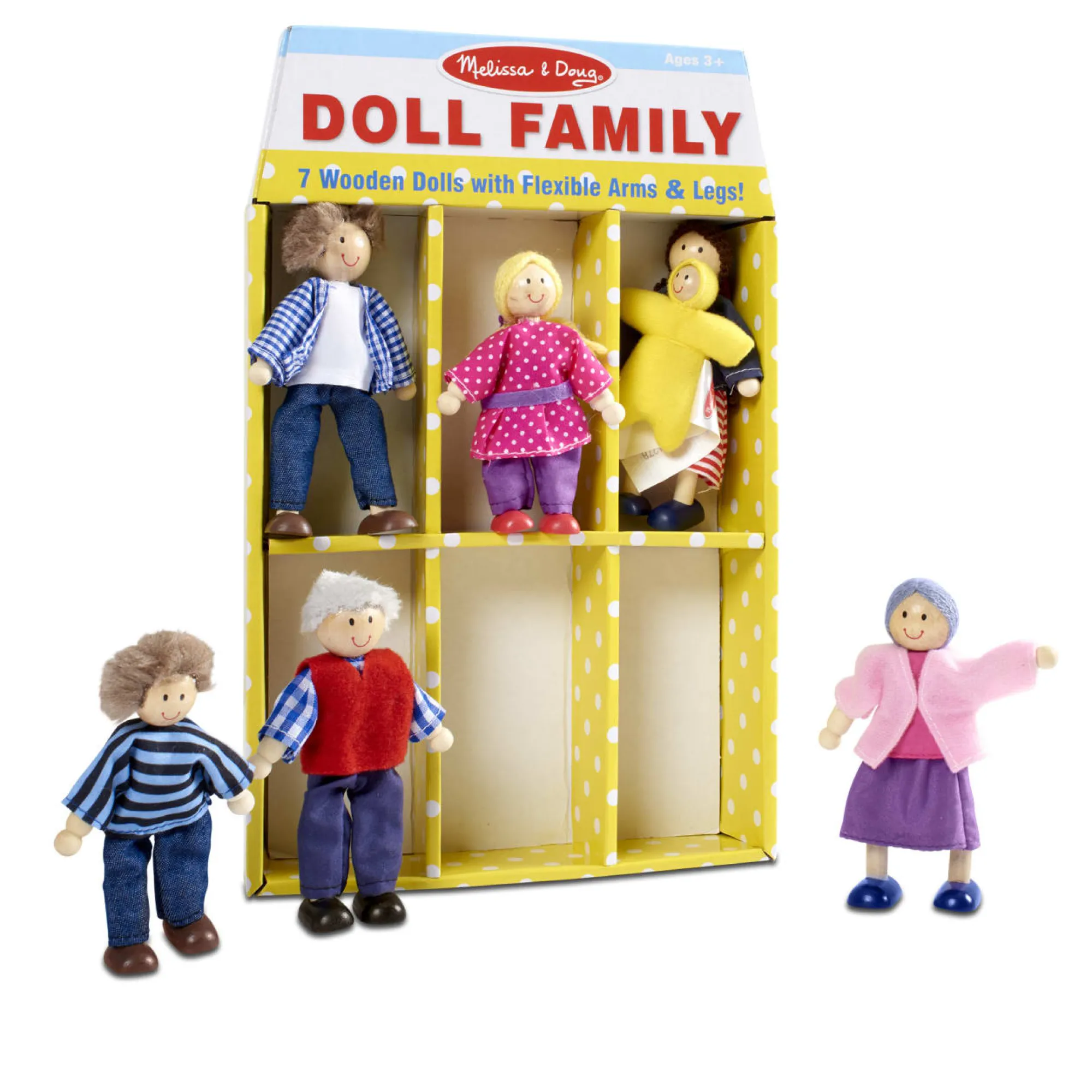 Wooden Doll Family>Melissa & Doug Outlet