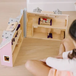Wooden Fold & Go Dollhouse><noscript><img width=