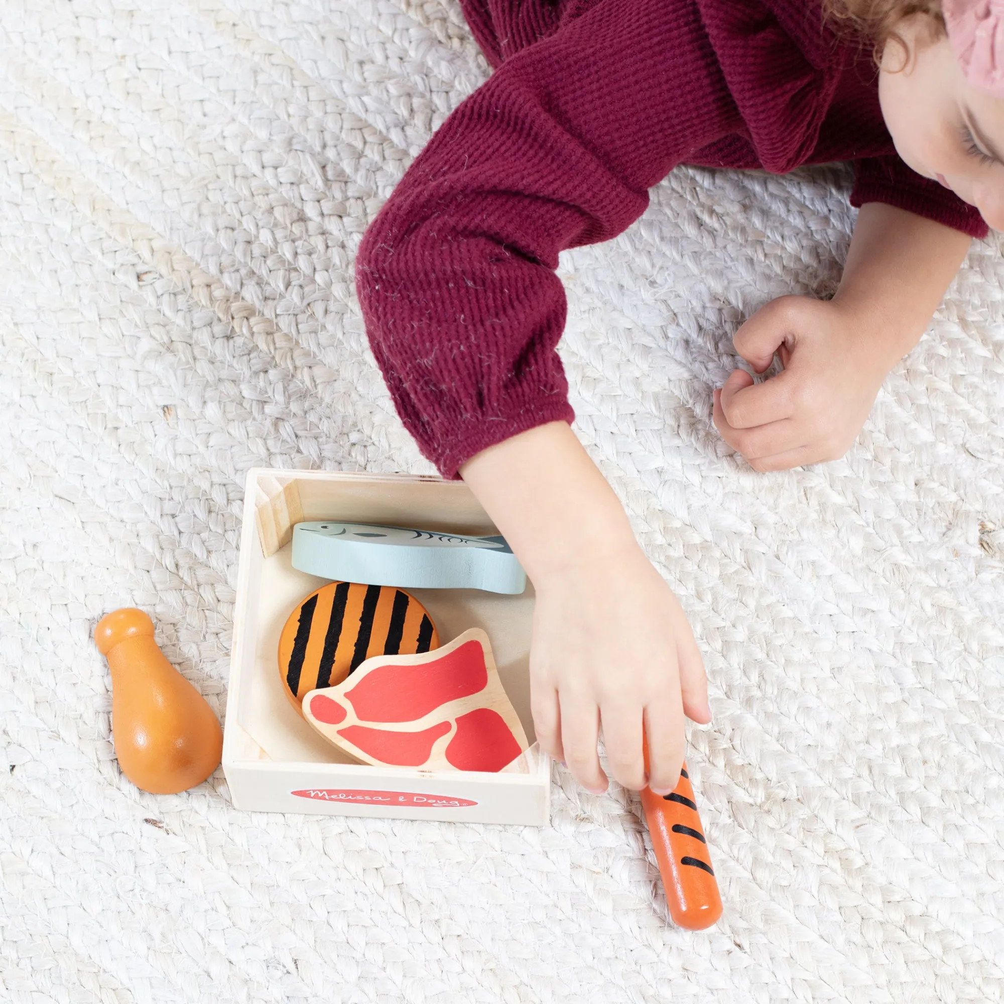 Wooden Food Groups Play Set – Protein>Melissa & Doug Sale