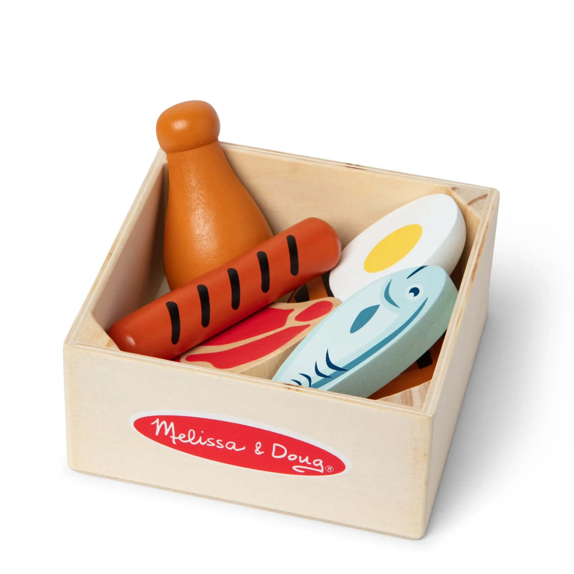 Wooden Food Groups Play Set – Protein>Melissa & Doug Sale