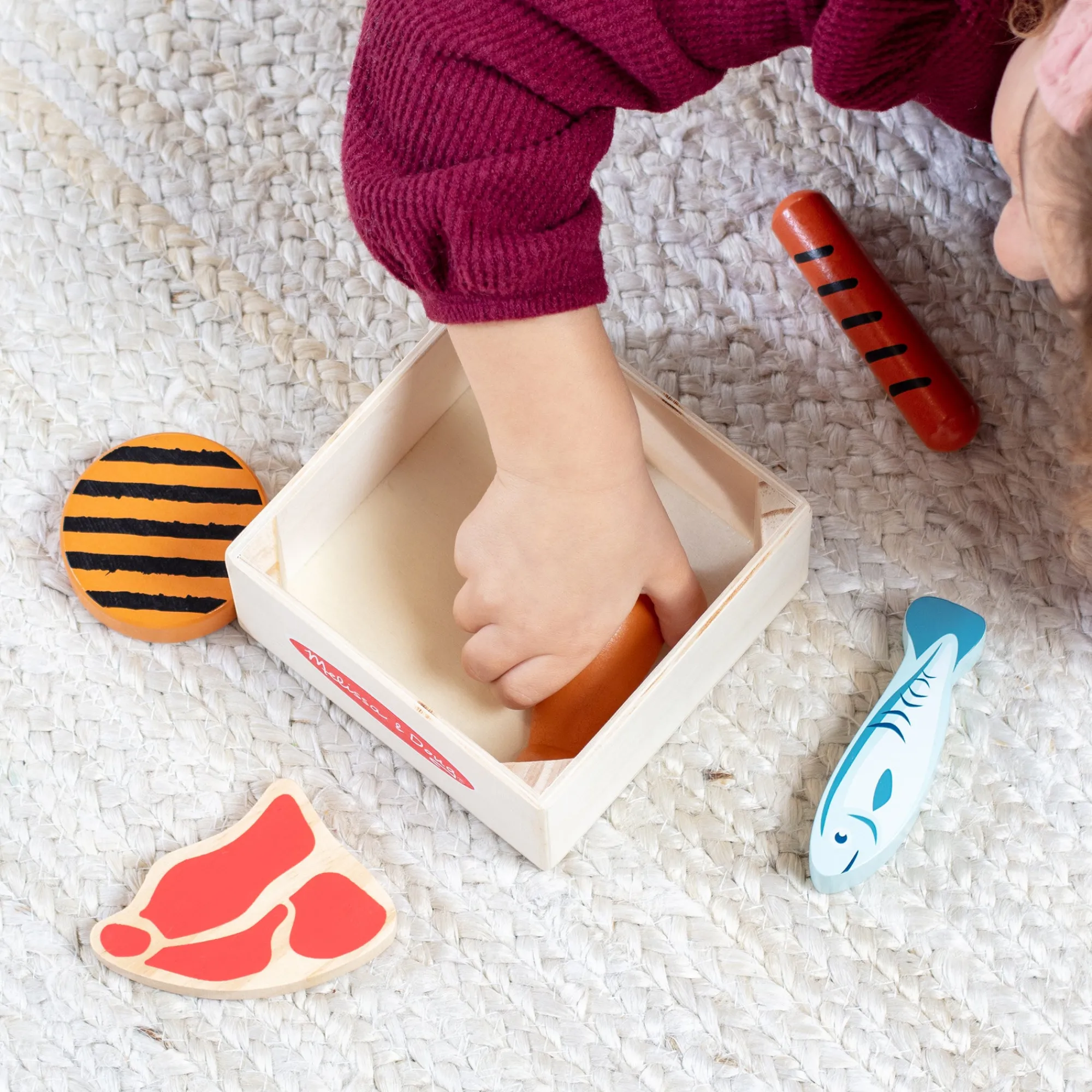 Wooden Food Groups Play Set – Protein>Melissa & Doug Sale