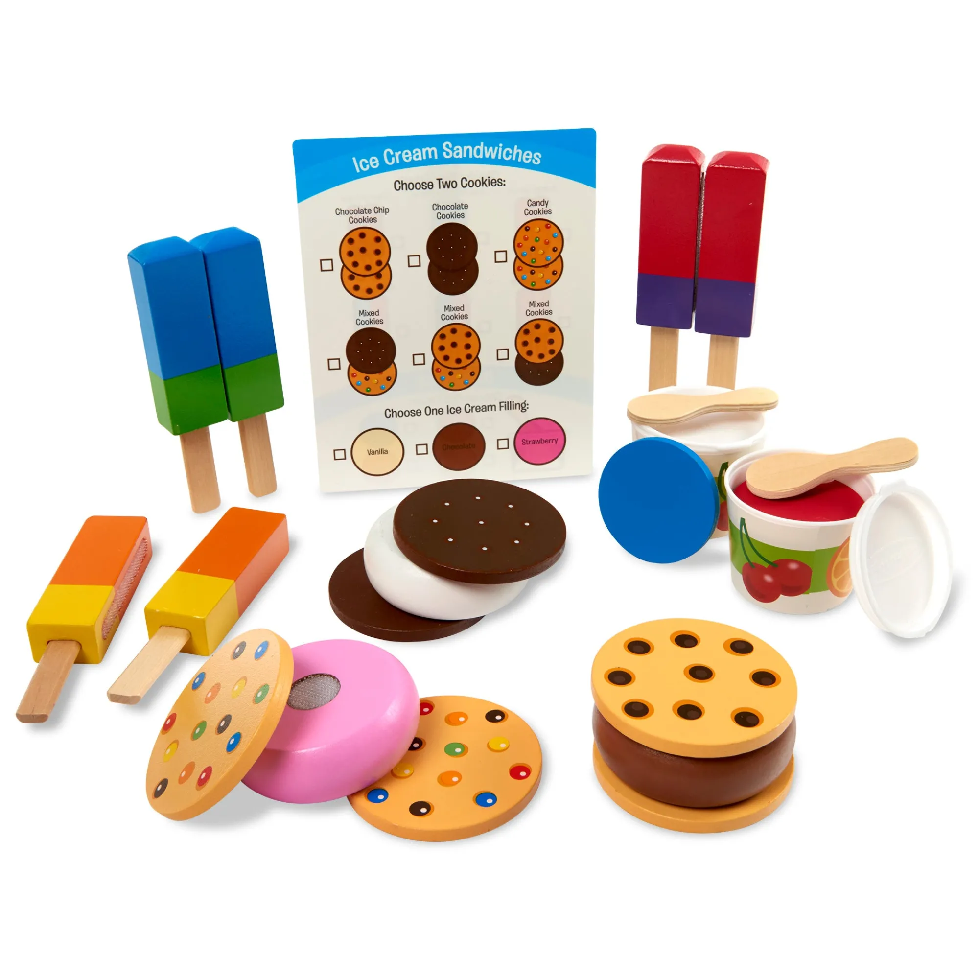 Wooden Frozen Treats Play Set>Melissa & Doug