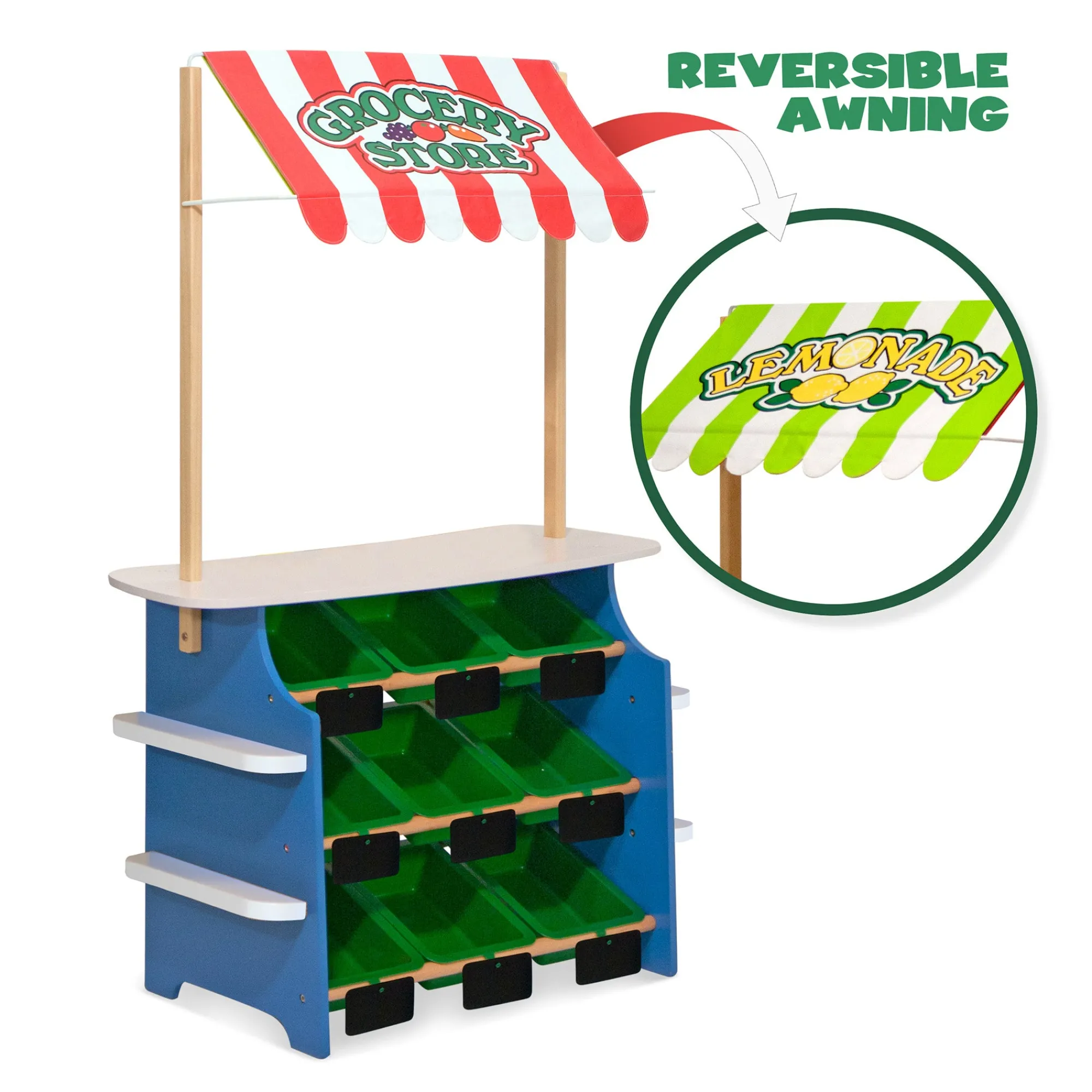Wooden Grocery Store / Lemonade Stand>Melissa & Doug