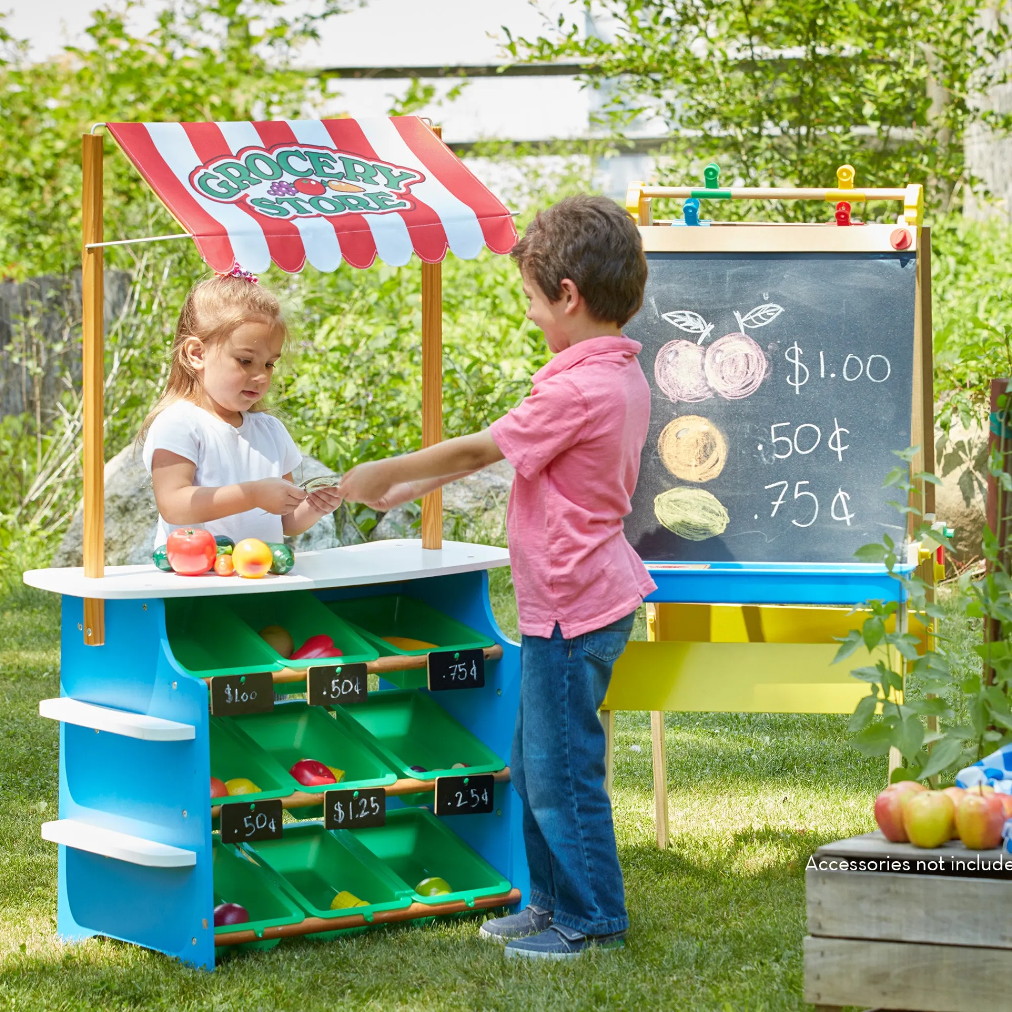 Wooden Grocery Store / Lemonade Stand>Melissa & Doug