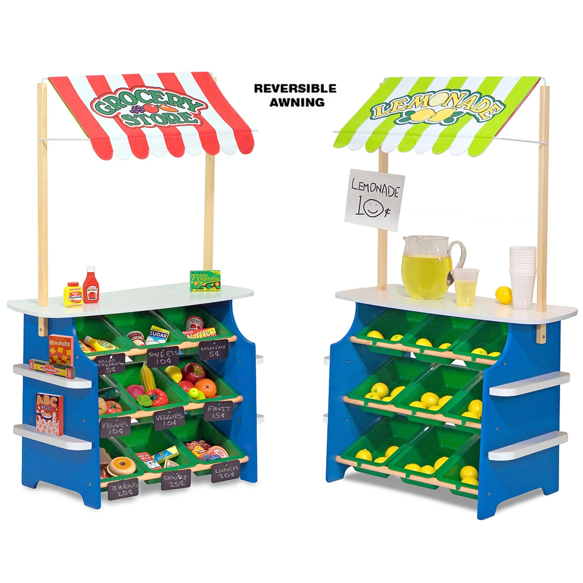 Wooden Grocery Store / Lemonade Stand>Melissa & Doug