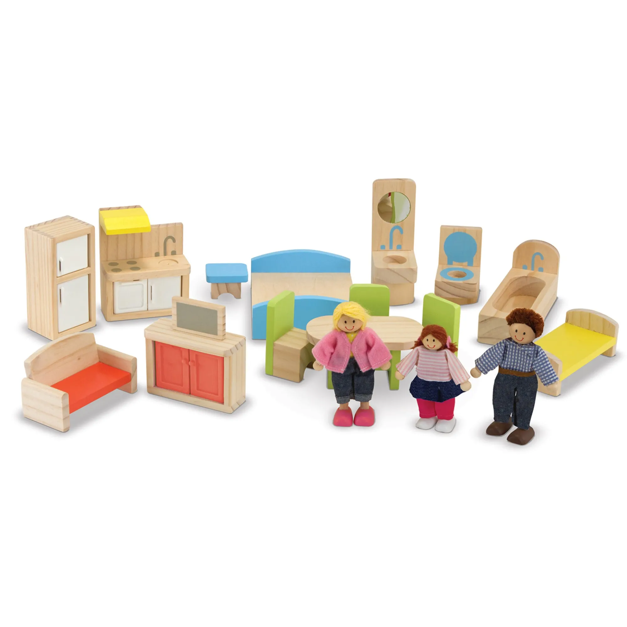 Wooden Hi-Rise Dollhouse>Melissa & Doug Discount