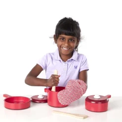 Wooden Kitchen Accessory Play Set><noscript><img width=