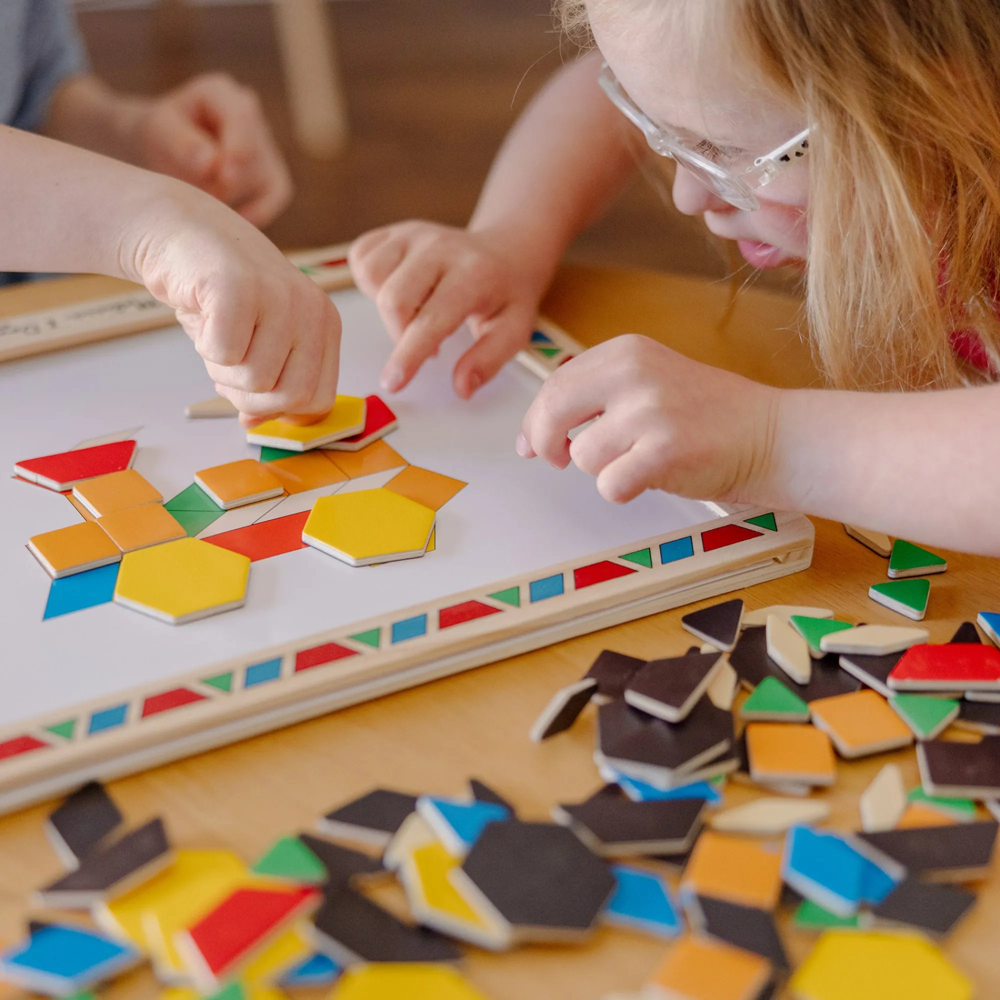 Wooden Magnetic Pattern Block Kit>Melissa & Doug Online