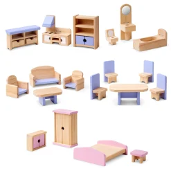 Wooden Multi-Level Dollhouse><noscript><img width=