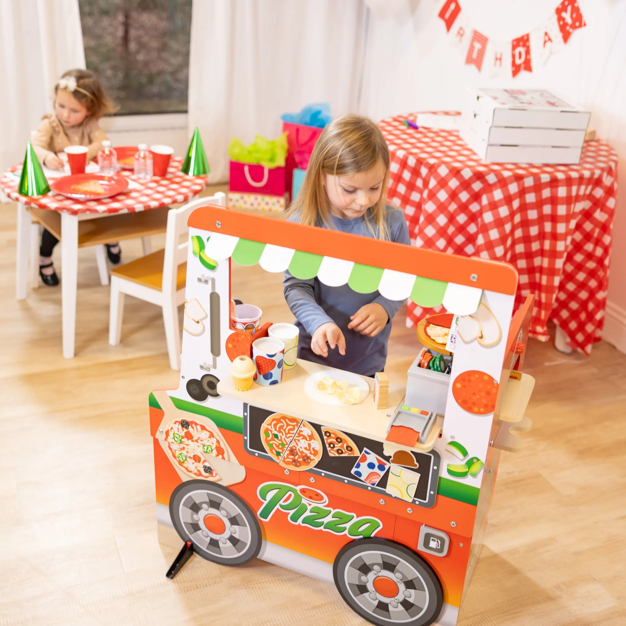 Wooden Pizza Food Truck Activity Center>Melissa & Doug Discount