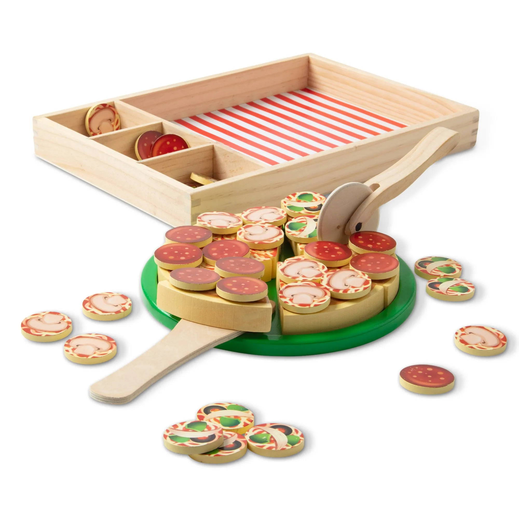 Wooden Pizza Party Play Set>Melissa & Doug Hot