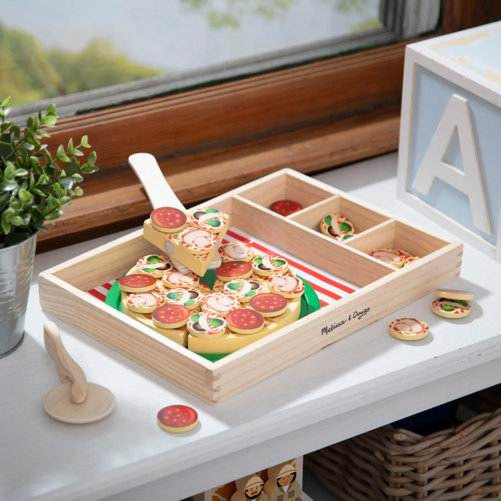 Wooden Pizza Party Play Set>Melissa & Doug Hot