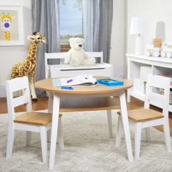 Wooden Round Table & Chairs Set>Melissa & Doug Clearance