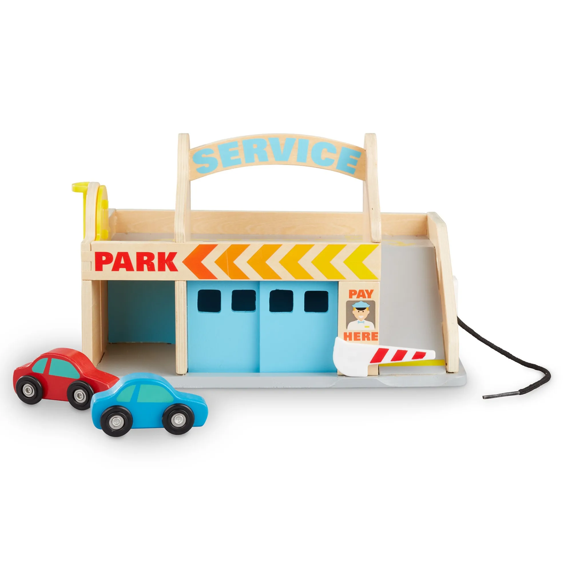 Wooden Service Station Parking Garage>Melissa & Doug Discount