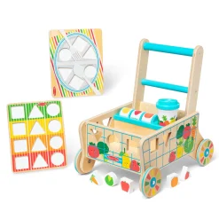 Wooden Shape Sorting Grocery Cart><noscript><img width=