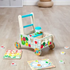 Wooden Shape Sorting Grocery Cart><noscript><img width=