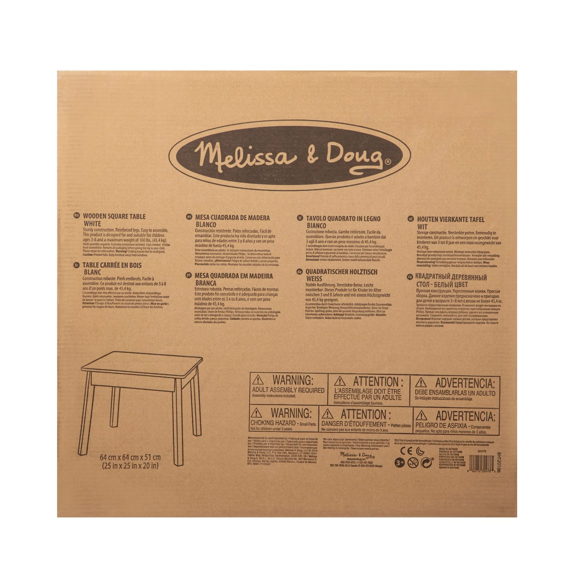 Wooden Square Table>Melissa & Doug Outlet