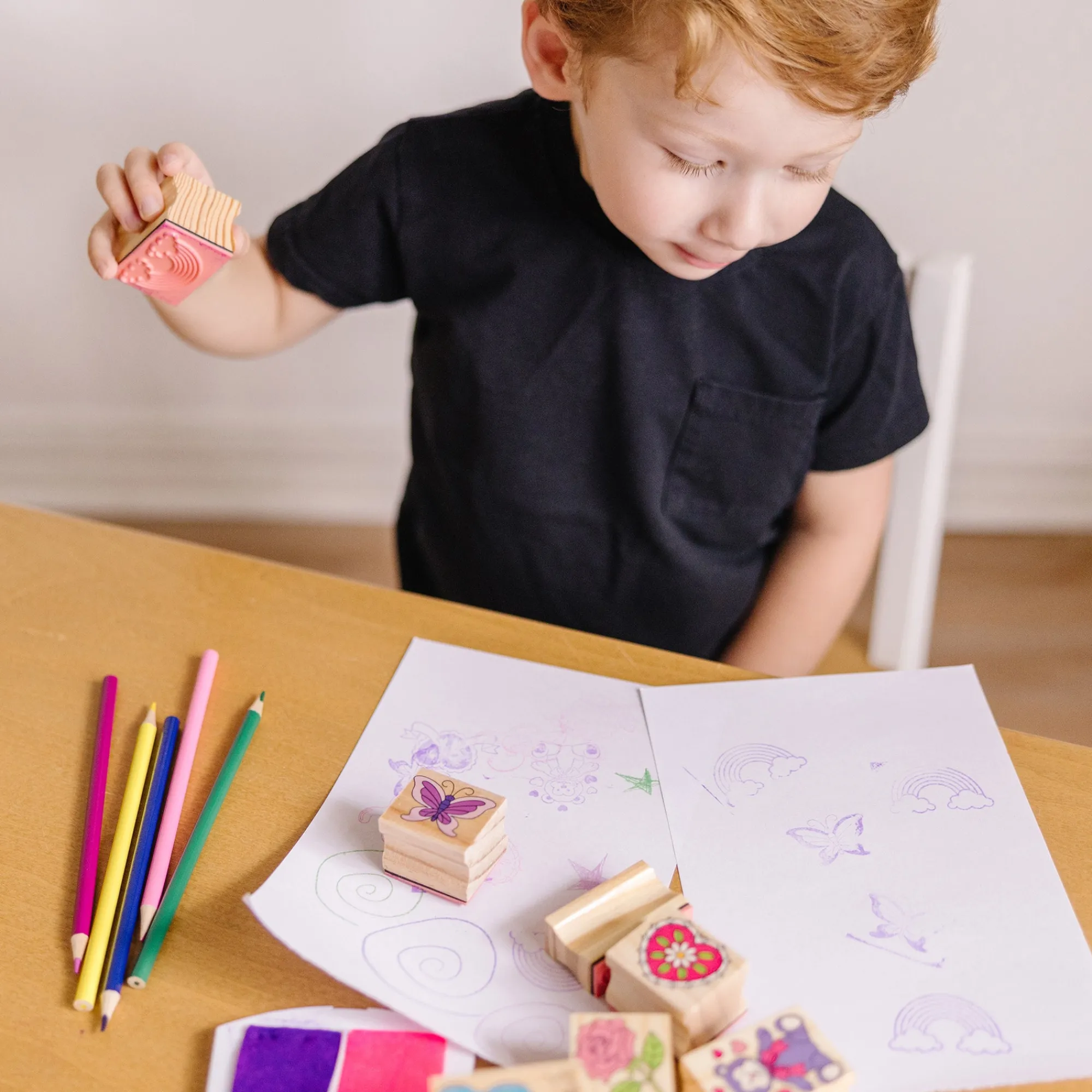 Wooden Stamp Set - Friendship>Melissa & Doug Hot
