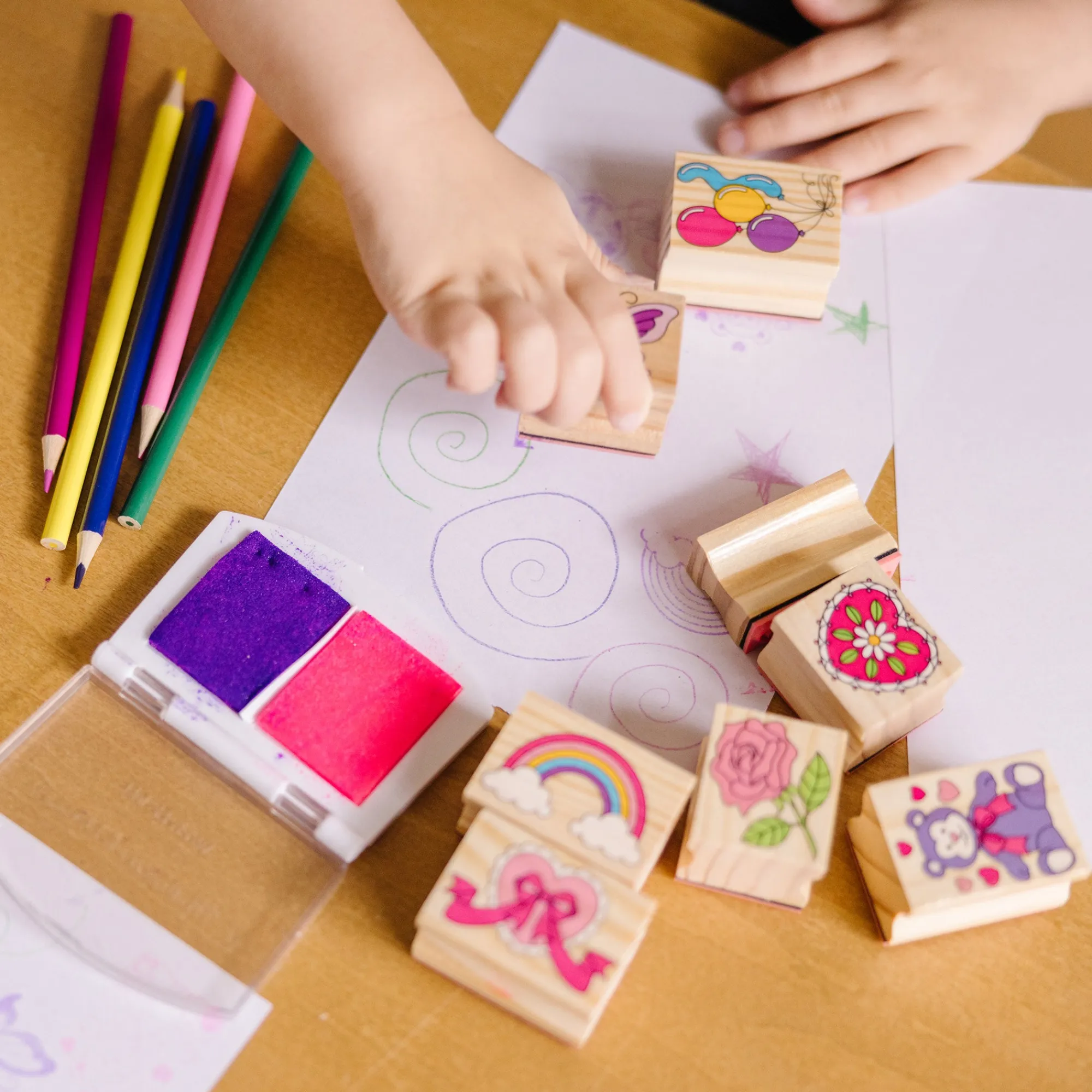 Wooden Stamp Set - Friendship>Melissa & Doug Hot