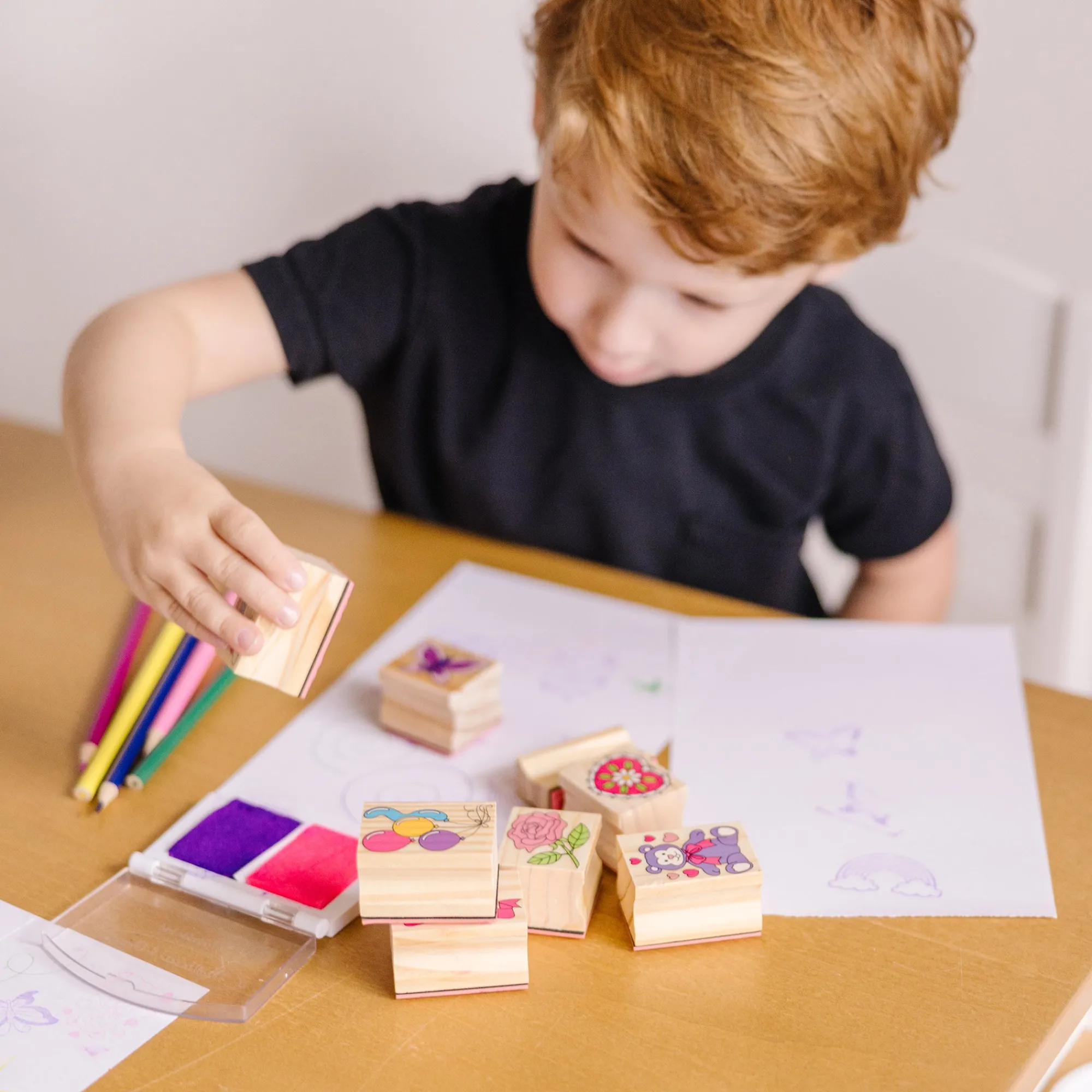 Wooden Stamp Set - Friendship>Melissa & Doug Hot