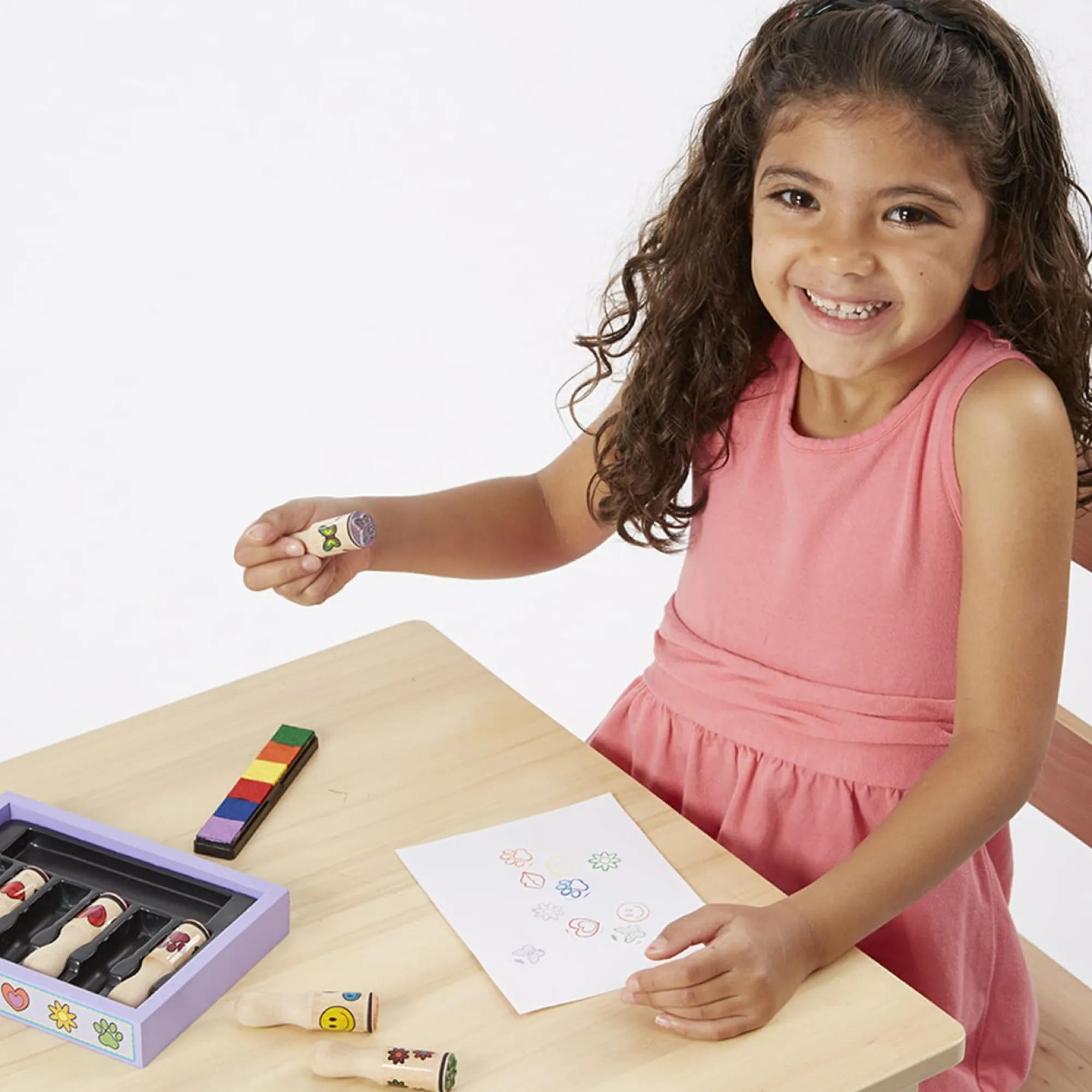 Wooden Stamp Set - Happy Handles>Melissa & Doug Hot