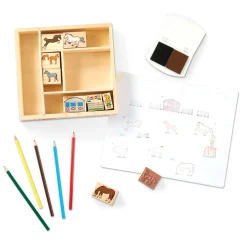 Wooden Stamp Set - Horses><noscript><img width=
