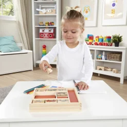 Wooden Stamp Set - Vehicles>Melissa & Doug New