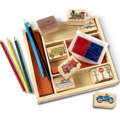 Wooden Stamp Set - Vehicles><noscript><img width=