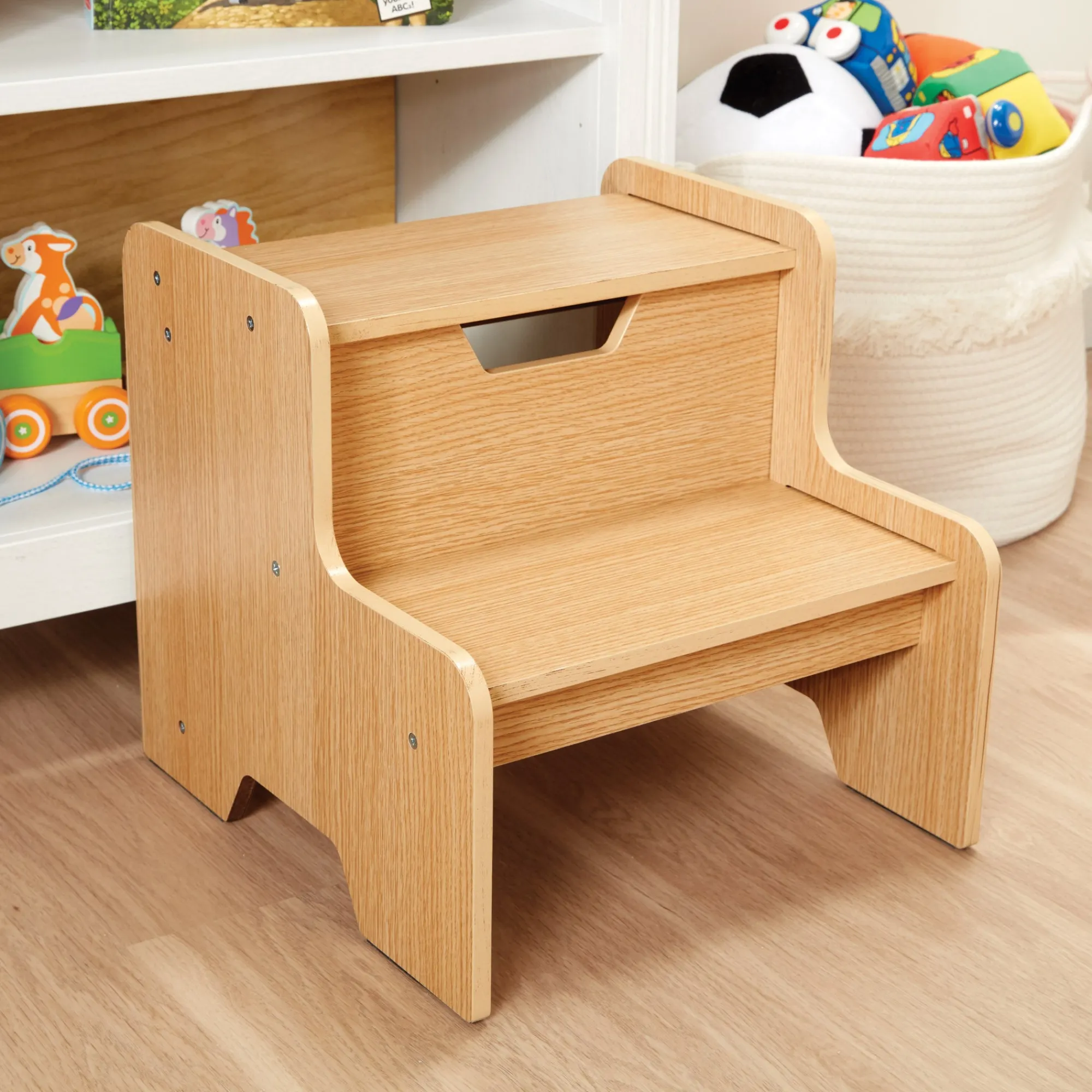 Wooden Step Stool - Natural>Melissa & Doug Hot