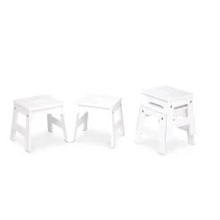Wooden Stools – Set of 4>Melissa & Doug New