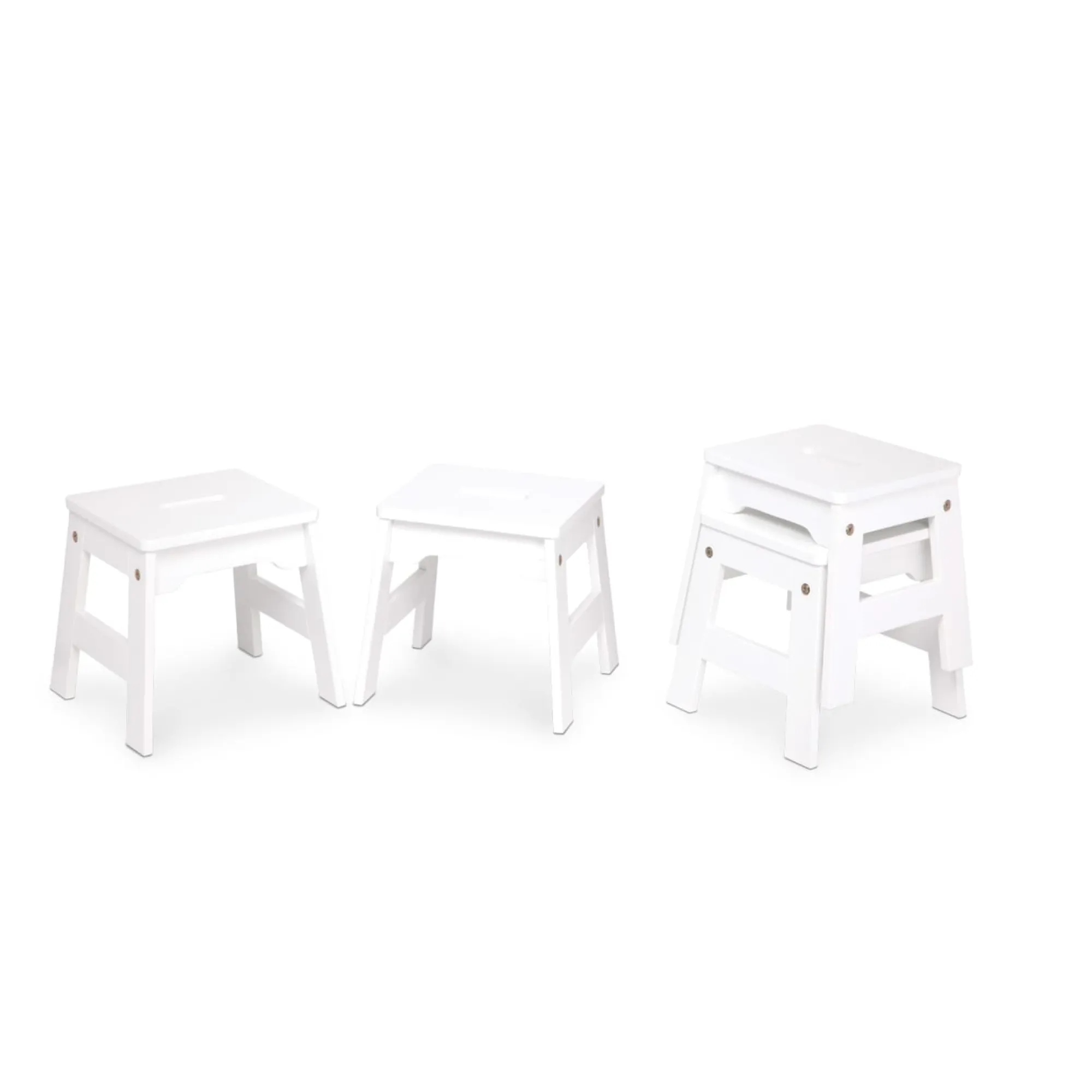 Wooden Stools – Set of 4>Melissa & Doug New